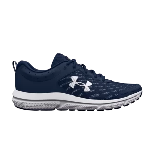 Under Armour Charged Assert 10 4E Wide 'Academy' Baskets Academy/Blanc 3026176 400