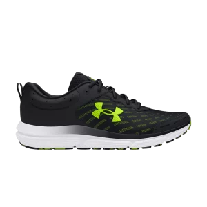 Under Armour Charged Assert 10 4E Wide 'Black High Vis Yellow' Noir/Jaune Haute Sécurité 3026176 004