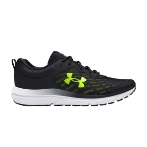 Under Armour Charged Assert 10 'Black High Vis Yellow' Baskets Noir/Jaune Haute Sécurité 3026175 007