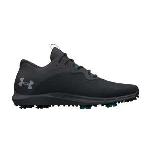 Under Armour Charged Draw 2 Golf Wide 'Black Steel' Noir/Acier 3026401 002