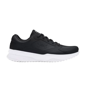 Baskets Under Armour Charged Edge en cuir 'Noir Blanc' Noir/Blanc 3028375 001