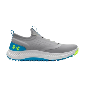 Under Armour Charged Phantom Spikeless Golf GS 'Mod Grey High Vis Yellow' Mod Gris/Capri/Jaune avec haute protection 3026407 102