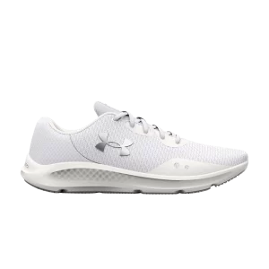 Under Armour Charged Pursuit 3 'White Metallic Silver' Baskets Blanc/Argent métallisé 3024878 101
