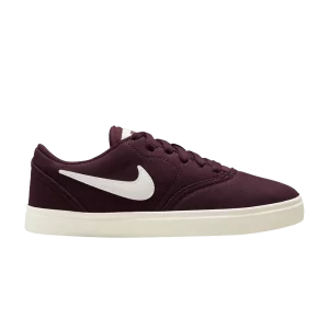 Nike Check Canvas SB GS 'Burgundy Crush' Baskets Bordeaux Collapse/Voile 905373 603