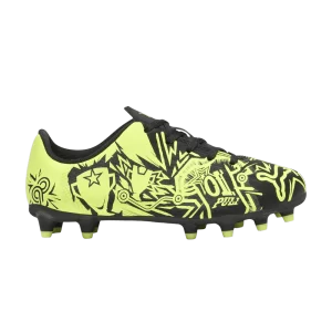 Puma Christian Pulisic x Tacto 2 FG AG Big Kid 'CP10 Pack – Electric Lime' Baskets Noir/Electric Lime 107500 05