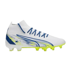 Puma Christian Pulisic x Ultra Pro FG AG 'White Clyde Royal' Baskets Blanc/Lime Cocktail/Clyde Royal 107489 01
