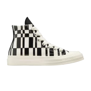 Converse Chuck 70 High 'Checkered Prints' Baskets Aigrette/Noir/Aigrette A08764C