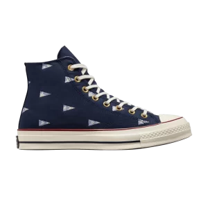 Converse Chuck 70 High 'Nautical Flag' Baskets Marine/Ultraviolet/Aigrette A04965C