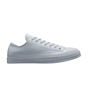 Converse Chuck 70 Mono Leather Low 'Summer – Faint Blue 'Baskets Bleu terne A03434C
