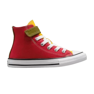 Converse Chuck Taylor All Star Easy-On High PS 'Twill Color-Blocked' Baskets Bleu/Rouge/Blanc A03583F