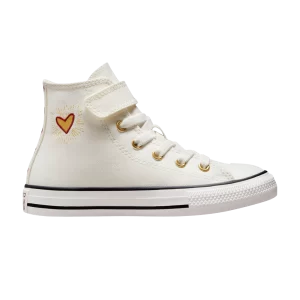 Converse Chuck Taylor All Star Easy-On High PS 'Valentine's Day 2023 – Vintage White' Baskets Vintage Blanc/Brique pour Back Alley A04951F