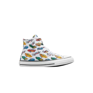 Converse Chuck Taylor All Star Easy-On High TD 'Cars' Baskets Blanc/Jaune/Rouge A04743F
