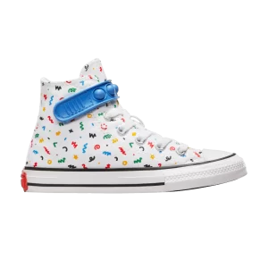 Converse Chuck Taylor All Star EasyOn High PS 'Doodles' Baskets Blanc/Bleu Slush/Blanc A06316F