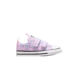 Converse Chuck Taylor All Star EasyOn Low TD 'Hearts' Baskets Violet Vapeur/Oops Rose/Blanc A08382C
