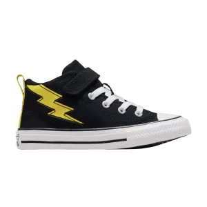 Baskets Converse Chuck Taylor All Star EasyOn Mid PS 'Malden Street – Electric Bolt' Noir/Golden Wren/Blanc A10392C