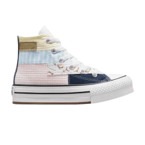 Converse Chuck Taylor All Star EVA Lift Platform High PS 'Patchwork – Floral 'Baskets Blanc/Donut Glaze/True Sky A09218C