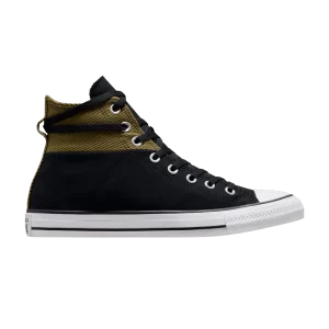 Converse Chuck Taylor All Star High 'Crafted Patchwork – Baskets noires Cosmic Turtle Noir/Space Turtle/Pale Putty A04512F