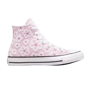 Converse Chuck Taylor All Star High GS 'Floral Broderie' Baskets Lilas Stardust/Grape Fizz A08118F