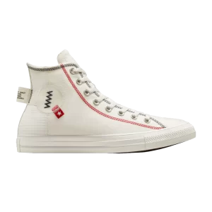 Converse Chuck Taylor All Star High 'Logo Tag – Vintage White 'Baskets Vintage blanc/bleu A06104C