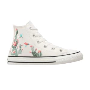 Converse Chuck Taylor All Star High PS 'Succulent Embroidery' Baskets Vintage blanc/Blanc A10278C