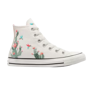 Converse Chuck Taylor All Star High 'Succulent Embroidery' Baskets Vintage blanc/Blanc A10277C