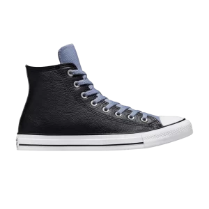 Converse Chuck Taylor All Star Leather High 'Black Thunder Daze Blue' Baskets Noir/Thunder Daze Bleu A06570C