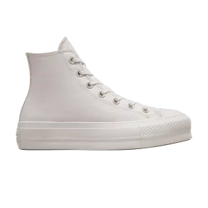 Converse Chuck Taylor All Star Lift Platform High 'Check Knit' Baskets Pâle mastic/Pâle mastic/Blanc A05975C