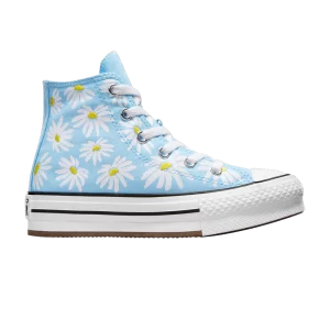Converse Chuck Taylor All Star Lift Platform High PS 'Floral' Baskets True Sky/Dandy Lion/Blanc A06338F