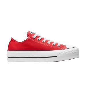 Converse Chuck Taylor All Star Lift Platform Low 'Fiery Red' Baskets Rouge Feu/Blanc/Noir A12645C
