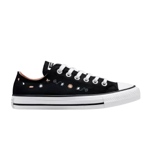 Converse Chuck Taylor All Star Low 'Floral Embroidery' Baskets Noir/Corail audacieux/Blanc A03520F