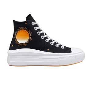 Converse Chuck Taylor All Star Move High 'Noir Blanc Orange' Baskets Noir/Blanc/Orange A02896C