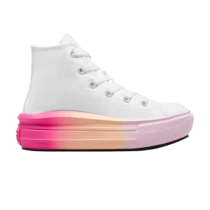 Converse Chuck Taylor All Star Move Platform High PS 'Bright Ombre' Baskets Blanc/Lilas Stardust A07373C