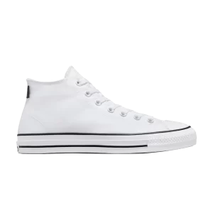 Converse Chuck Taylor All Star Pro Mid 'White Black' Baskets Blanc/Blanc/Noir A04151C