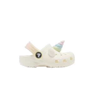 Crocs Classic Clog Baskets 'I Am Rainbow Unicorn' pour tout-petits Craie 209701 0WV