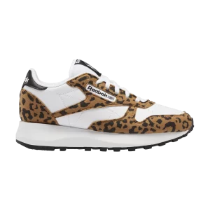 Reebok Classic Leather Big Kid 'Cheetah Brown' Baskets Cheetah Marron/Blanc/Noir GW9518