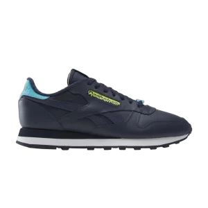 Reebok Classic Leather 'Vector Navy' Baskets Vector Navy/Jaune Acide/Bleu Bold 100074617