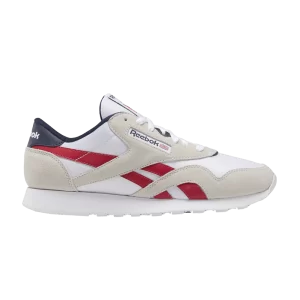 Reebok Classic Nylon 'White Flash Red' Baskets Chaussures Blanc/Rouge/Vector Navy GY7232