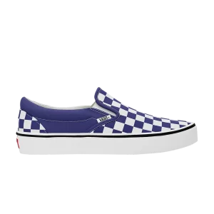 Vans Classic Slip-On 'Checkerboard - Beacon Blue' Baskets Phare bleu VN000BVZBYM