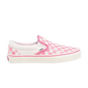 Vans Classic Slip-On 'Checkerboard - Pink' Baskets Rose/True White VN000BVZBJ1