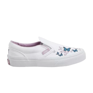 Vans Classic Slip-On Baskets 'Butterfly Kisses' pour Enfants Butterfly Kisses True Blanc/Multi VN000CYGAHP