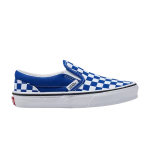 Vans Classic Slip-On Baskets 'Checkerboard - Surf The Web' pour enfants Surfant sur Internet VN000D0JCG4