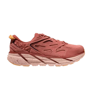 HOKA Clifton L Baskets en daim 'Earthenware Hot Sauce' Poterie/Sauce piquante 1122571 EHSC