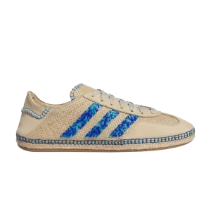 adidas CLOT x Gazelle 'Linen Khaki Light Blue' Baskets Lin kaki/Bleu clair/Bluebird IH3641