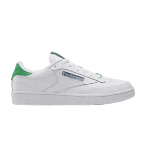 Reebok Club C 85 'White Sport Green' Baskets Blanc/Sports Vert/Bleu Ardoise 100202371