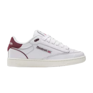 Reebok Club C Bulc 'White Classic Burgundy' Baskets Blanc/Classique Bourgogne/Craie 100032938