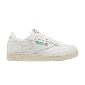 Reebok Club C Little Kid 'Chalk Glen Green' Baskets Mel/Mel/Glen Vert 100046748