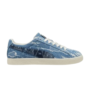 Baskets Puma Clyde 'Denim' Ivoire mat/Denim délavé 399655 01
