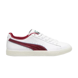 Baskets Puma Clyde 'Varsity' Blanc/Team Regal Rouge 394684 01