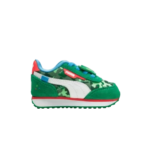 Puma Cocomelon x Future Rider Infant 'Cody' Baskets Vert d'été/Blanc/Vert herbe 393744 01