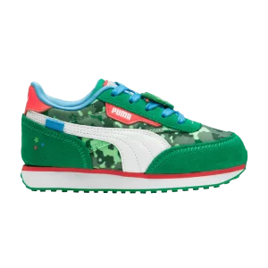 Puma Cocomelon x Future Rider Little Kid 'Cody' Baskets Vert d'été/Blanc/Vert herbe 393743 01